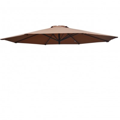 Replacement Patio Umbrella Canopy Cover for 9ft 8 Ribs Umbrella Brown (CANOPY ONLY)   563548511